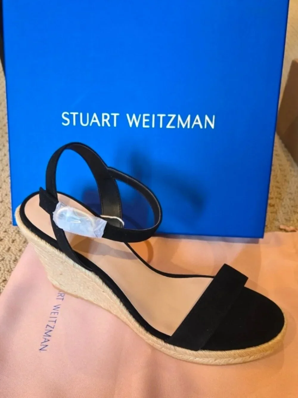 NWT Stuart Weitzman Teddi Espadrille Wedge Sandals 41.5 US 11